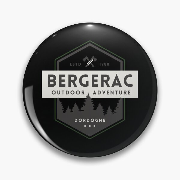 Item preview, Bergerac Outdoor Adventure 1988 Retro Outdoors design designed and sold by RetroDesignsNW.