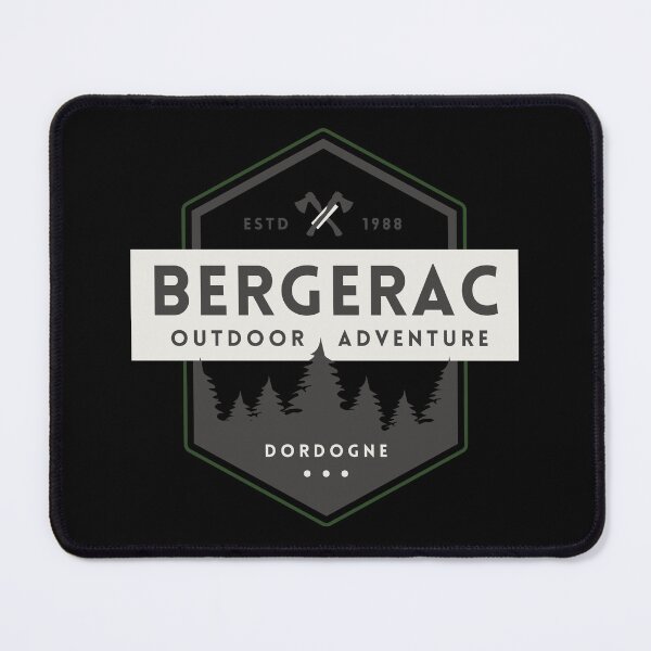 Item preview, Bergerac Outdoor Adventure 1988 Retro Outdoors design designed and sold by RetroDesignsNW.