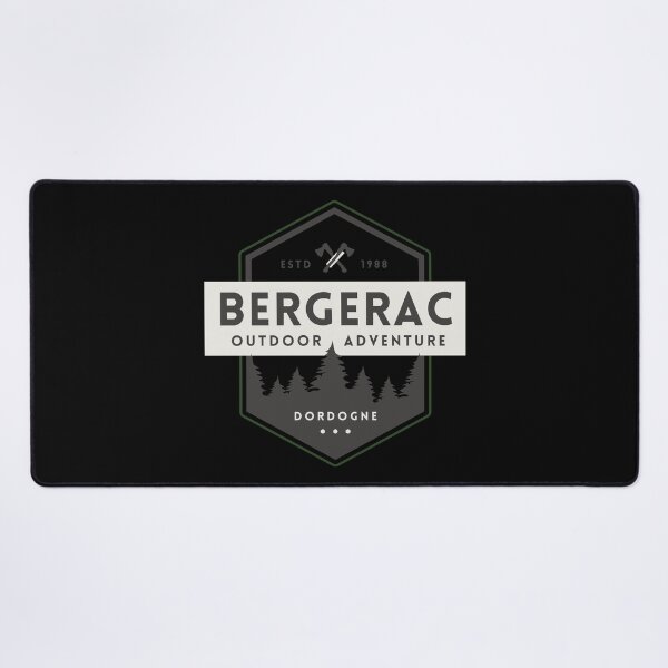 Item preview, Bergerac Outdoor Adventure 1988 Retro Outdoors design designed and sold by RetroDesignsNW.