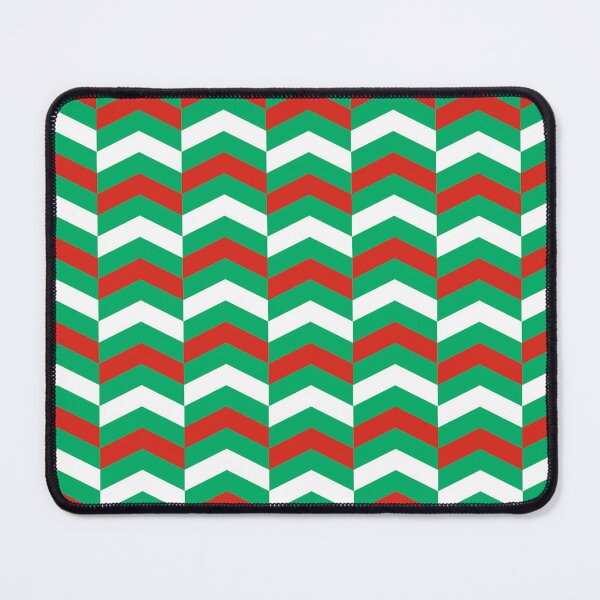 Item preview, White Green Red Bulgaria Tricolor Vertical Stripe Zigzag Line Triangle Heritage Eastern European Culture Pattern designed and sold by PenguinForests.