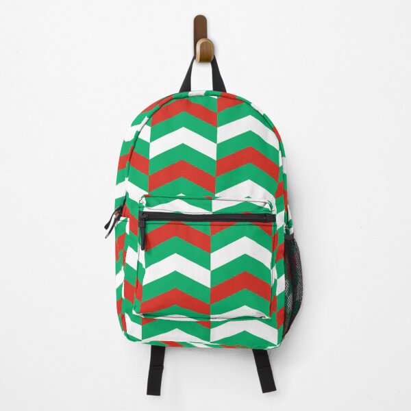 Item preview, White Green Red Bulgaria Tricolor Vertical Stripe Zigzag Line Triangle Heritage Eastern European Culture Pattern designed and sold by PenguinForests.