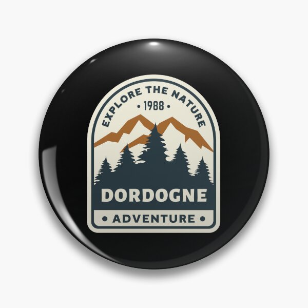 Item preview, Explore the Nature Dordogne Adventure 1988 Retro Outdoors design designed and sold by RetroDesignsNW.
