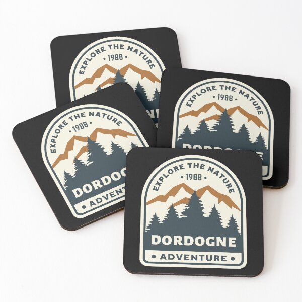 Item preview, Explore the Nature Dordogne Adventure 1988 Retro Outdoors design designed and sold by RetroDesignsNW.
