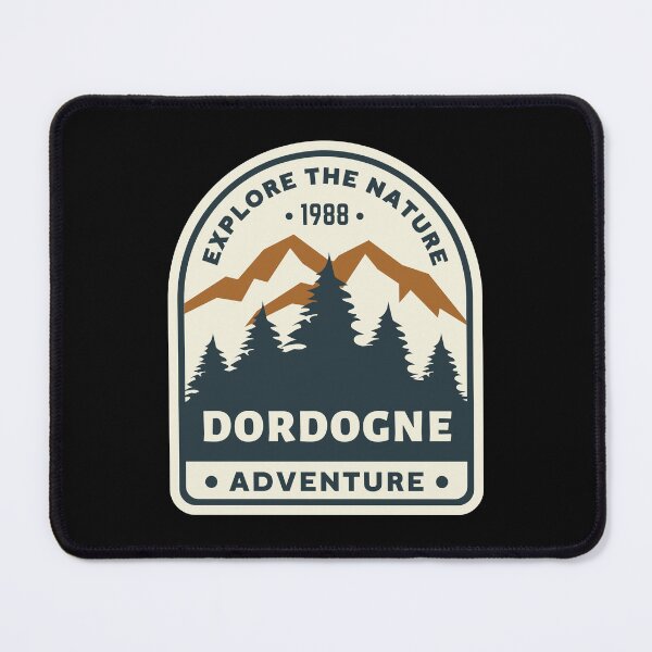 Item preview, Explore the Nature Dordogne Adventure 1988 Retro Outdoors design designed and sold by RetroDesignsNW.