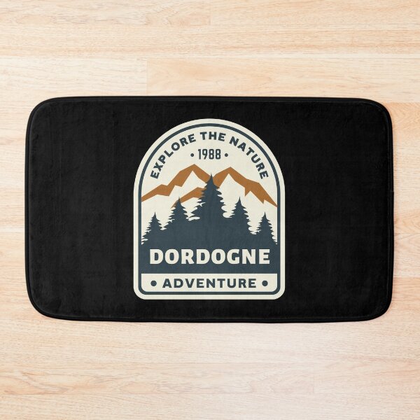 Item preview, Explore the Nature Dordogne Adventure 1988 Retro Outdoors design designed and sold by RetroDesignsNW.