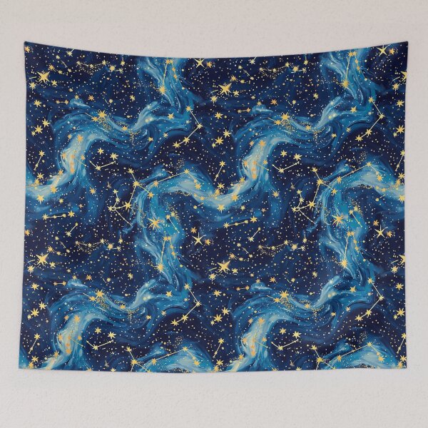 Item preview, Starry Night Sky Seamless Patterns 1 designed and sold by GoldenBubbleGum.