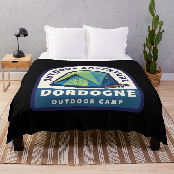 Item preview, Dordogne Outdoor Camp Adventure Retro Outdoors design designed and sold by RetroDesignsNW.