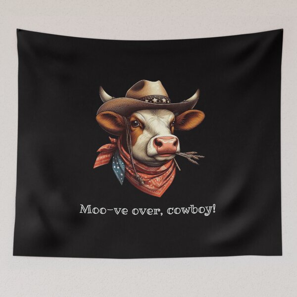 Item preview, Funny Country Cow designed and sold by HeadTurningArt.