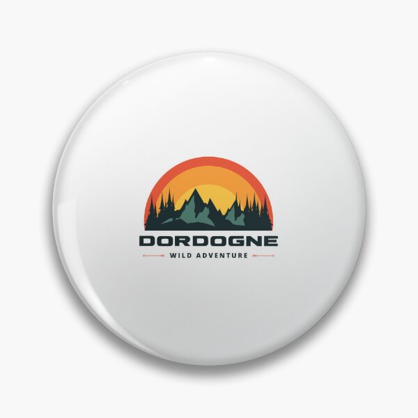 Item preview, Dordogne Wild Adventure Retro Outdoors design designed and sold by RetroDesignsNW.