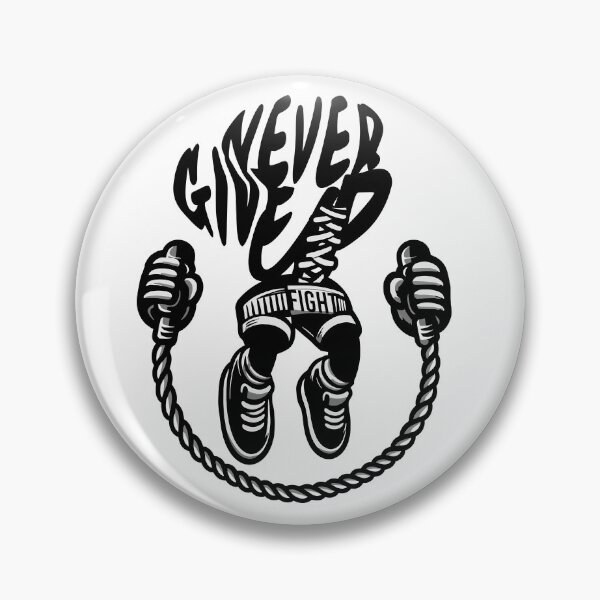 Item preview, Boxer Never Give Up designed and sold by akaajoficial.