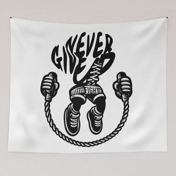 Item preview, Boxer Never Give Up designed and sold by akaajoficial.