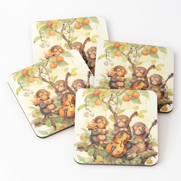 Item preview, Musical Monkey Madness designed and sold by cute-animals99.