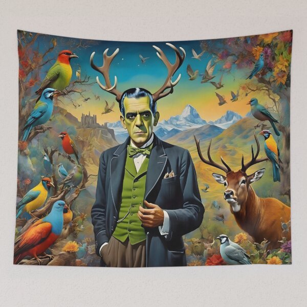 Item preview, Boris Karloff the Monster designed and sold by @adorcharm Modern & Classic AI Art.