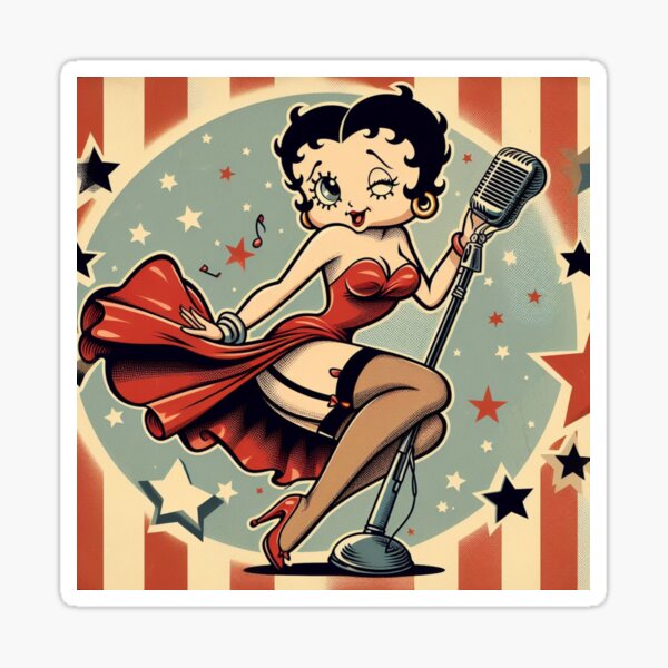 Betty Boop Character Stickers for Sale