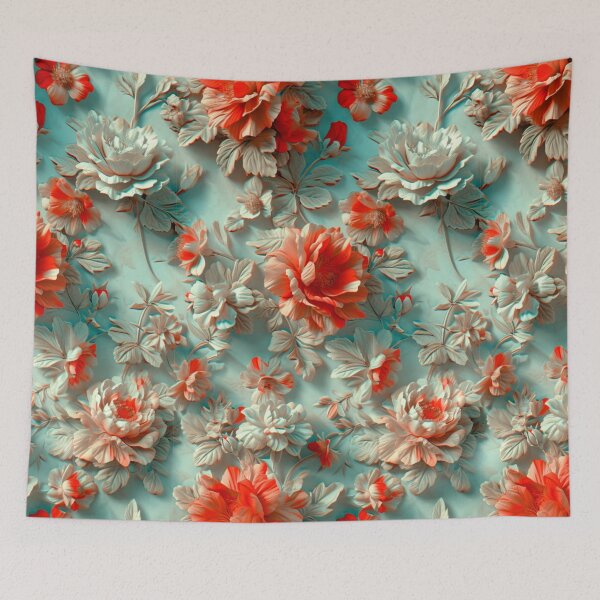 Item preview, Blossom Serenity - Vintage Floral Pattern designed and sold by Nicholas Panek.