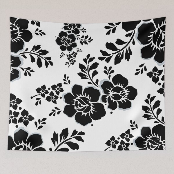 Item preview, Black and white floral design designed and sold by MPDesign84.