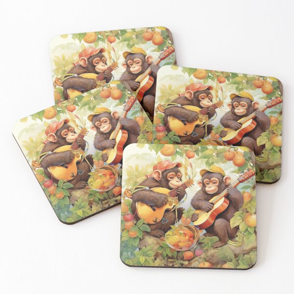 Item preview, Musical Monkey Madness designed and sold by cute-animals99.