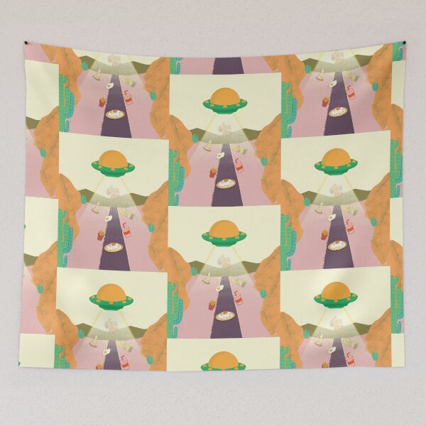 Item preview, Spaceship in desert  designed and sold by SkyisBright.