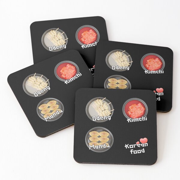 Item preview, Korean Food Set Sticker  - Odeng Kimchi Mandu Korean food lover designed and sold by olympe-store.