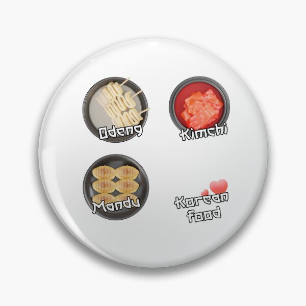 Item preview, Korean Food Set Sticker  - Odeng Kimchi Mandu Korean food lover designed and sold by olympe-store.