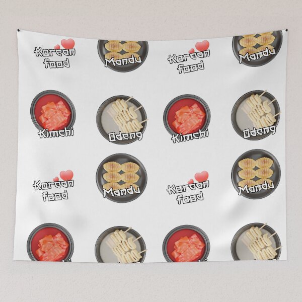 Item preview, Korean Food Set Sticker  - Odeng Kimchi Mandu Korean food lover designed and sold by olympe-store.