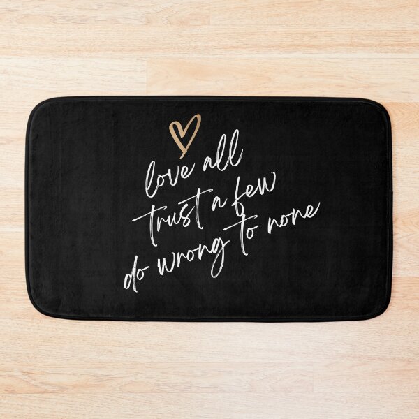 Item preview, love all trust a few do wrong to none designed and sold by Pride-Casuals.