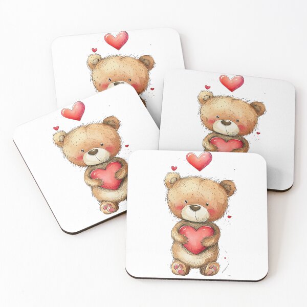 Item preview, Love giving Teddy  designed and sold by fluidwatercolor.