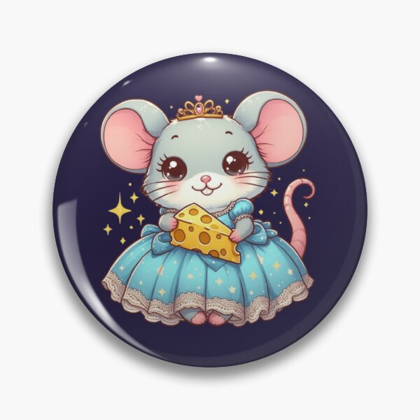 Item preview, Cute princess mouse with cheese  designed and sold by Culmika.