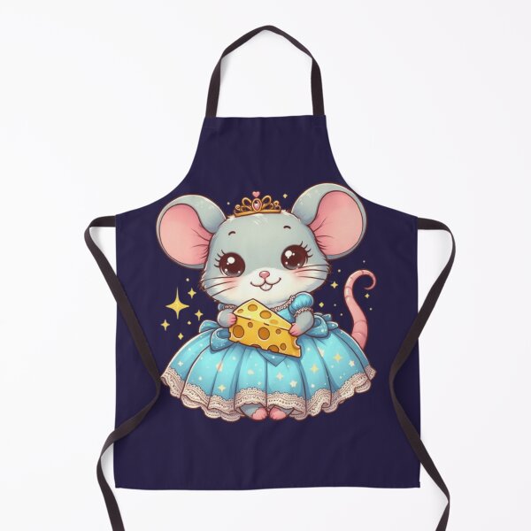 Item preview, Cute princess mouse with cheese designed and sold by Culmika.