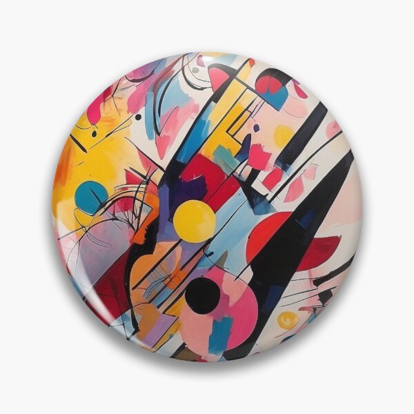 Item preview, Celestial Colorplay - Kandinsky inspired designed and sold by AthosVolzenArt.