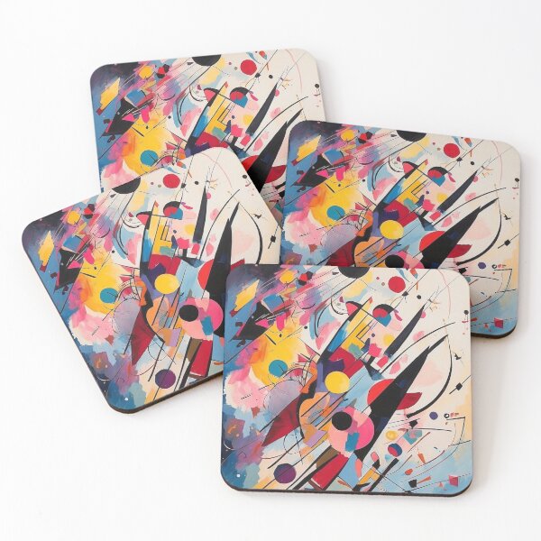 Item preview, Celestial Colorplay - Kandinsky inspired designed and sold by AthosVolzenArt.