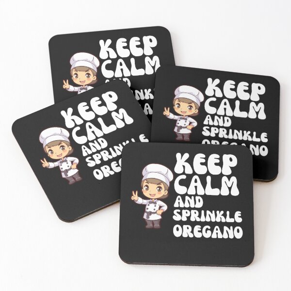 Item preview, Stay calm and sprinkle oregano designed and sold by GartenIdeen.
