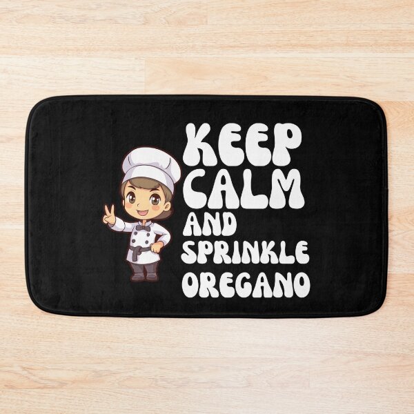 Item preview, Stay calm and sprinkle oregano designed and sold by GartenIdeen.