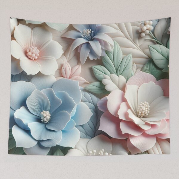 Item preview, Ethereal Paper Floral Study designed and sold by mymagicstoreus.