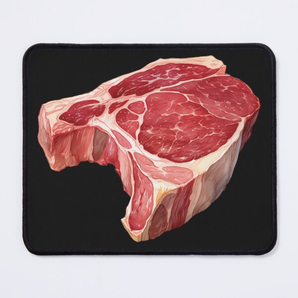 Item preview, Premium Cut Raw Beef Steak designed and sold by Alicia Chee.
