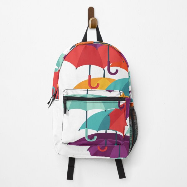 Item preview, Retro Umbrella Vector Patterns: Stylish Protection from Rain in the 1980s designed and sold by Design 91maji.