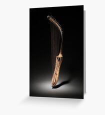 Historical Egyptian Arched Harp Photograph (1295 BC) Greeting Card