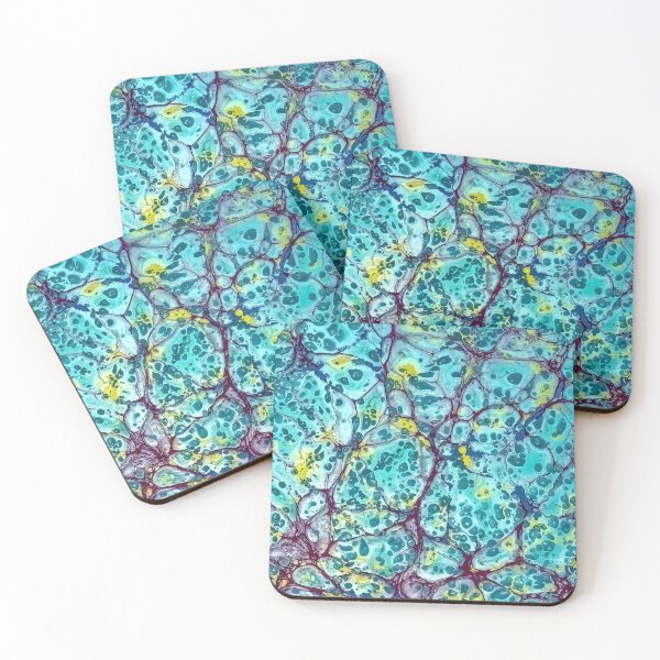 Item preview, Examples of multicolored Turkish marbling art designed and sold by fotoryum.