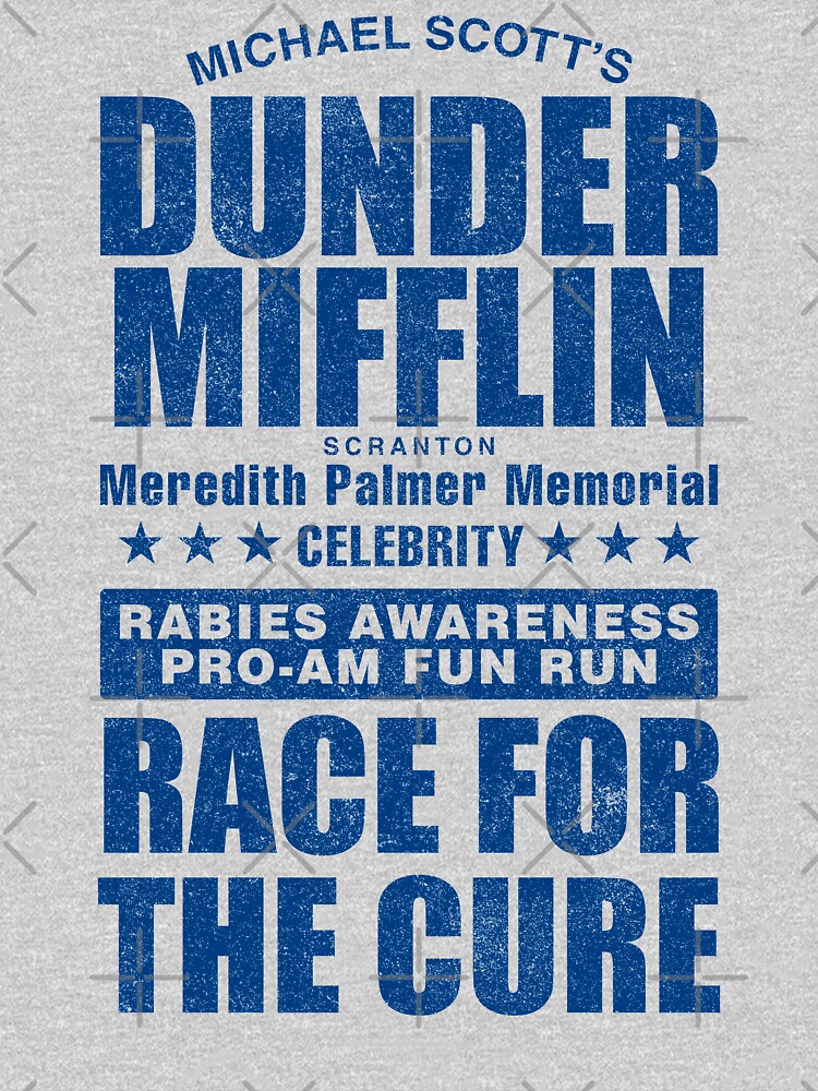 Dunder Mifflin Rabies Awareness Race for the Cure by huckblade