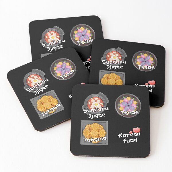 Item preview, Korean Food Set Sticker  - Sundubu Jjigae Tteok Yakgwa Korean food Korean food lover designed and sold by olympe-store.