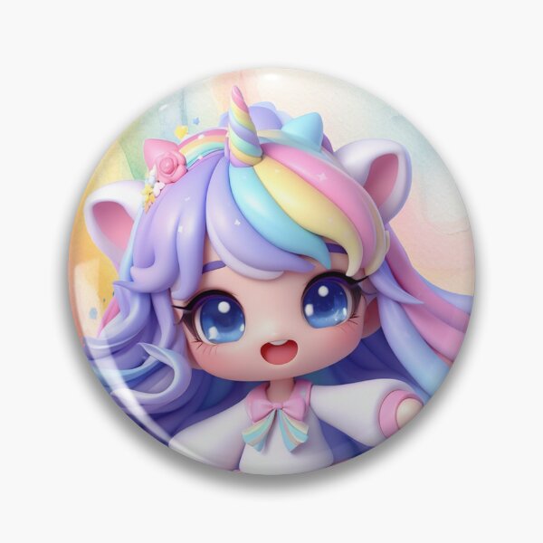 Item preview, Cute 3d figure of a rainbow girl designed and sold by hellolen.