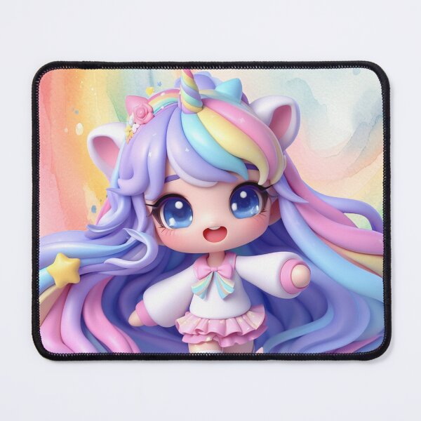 Item preview, Cute 3d figure of a rainbow girl designed and sold by hellolen.