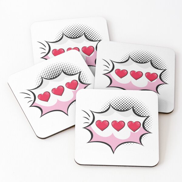 Item preview, Comic Burst Hearts designed and sold by besteevibes.