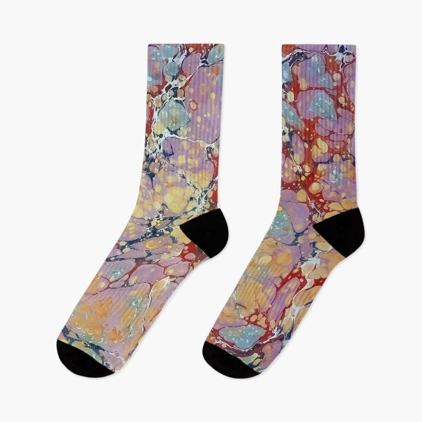 Item preview, Examples of multicolored Turkish marbling art designed and sold by fotoryum.