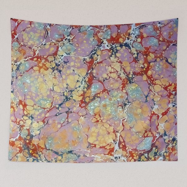 Item preview, Examples of multicolored Turkish marbling art designed and sold by fotoryum.
