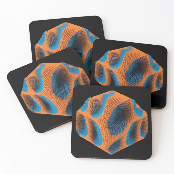 Item preview, Abstract Form Orange Blue designed and sold by Lelijo.