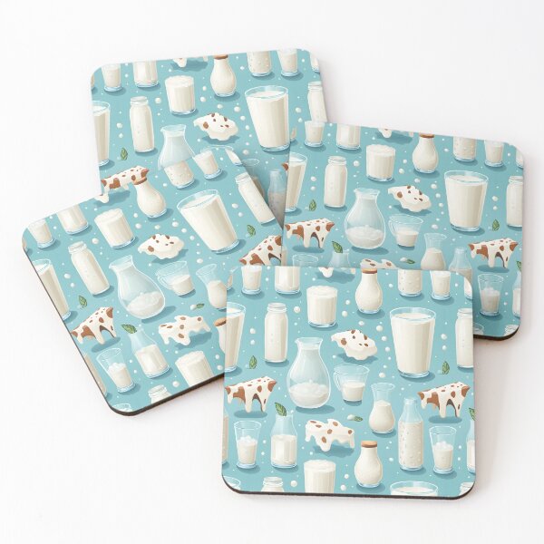 Item preview, Delicious Dairy Delight - Creamy Milk and Whipped Cream Pattern designed and sold by VoyteksDesigns.