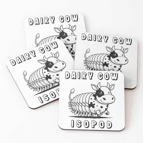 Item preview, Dairy Cow Isopod Cute Bug designed and sold by Joyful-Park.