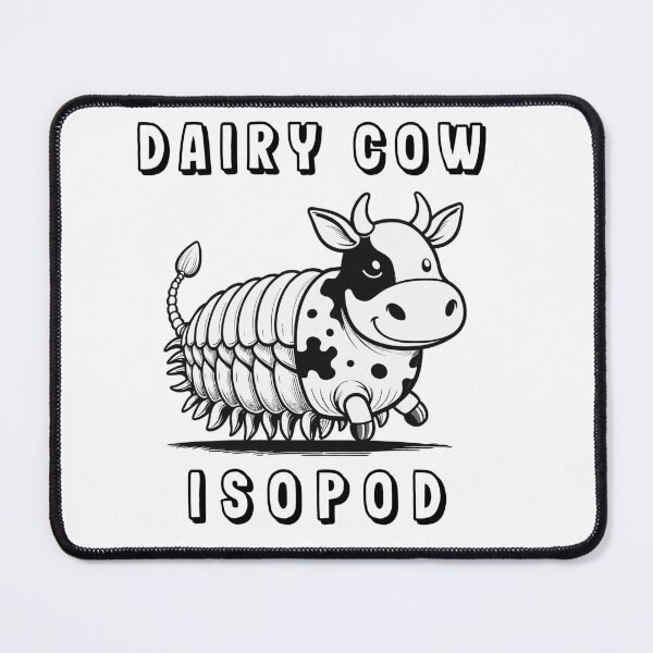 Item preview, Dairy Cow Isopod Cute Bug designed and sold by Joyful-Park.