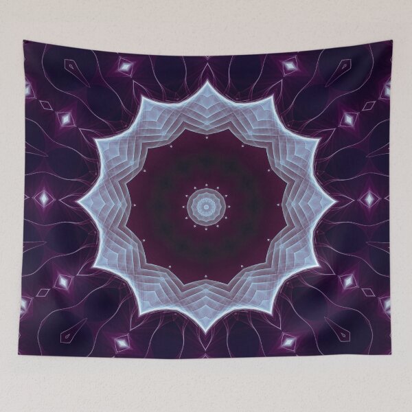 Item preview, Alluring Platinum Mandala designed and sold by Richards-Art.